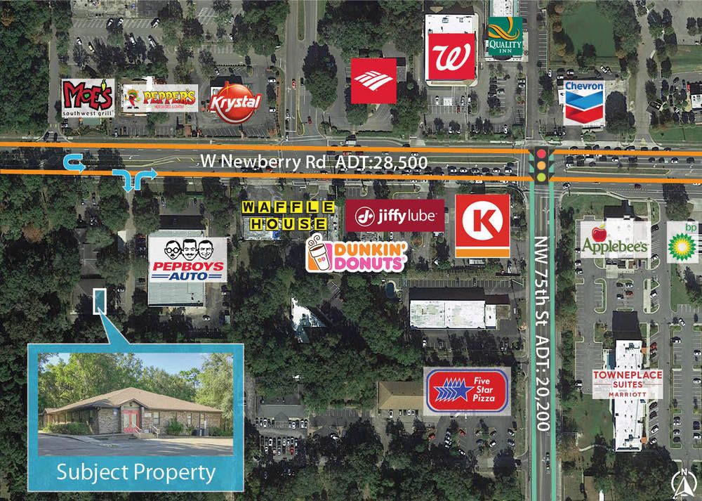 Newberry Road Office Suites: 7733 W Newberry Rd Ste B2, Gainesville, FL 32606